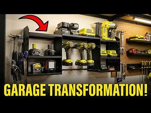 Best Garage Storage? Heavy-Duty Tool Rack with Power Strip