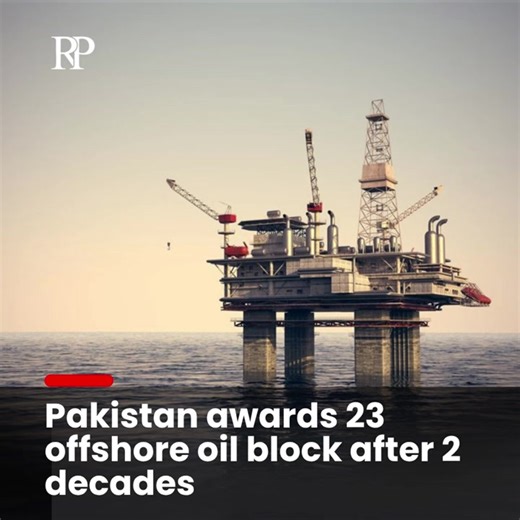 Pakistan has achieved a major milestone in offshore oil and gas exploration after two decades and awarded 23 exploration blocks to four locally led consortiums, several in partnership with foreign firms, including Turkiye's TPAO. • • • • #RisingPakistan #milestone #offshore #oil #gas #firms #Turkiye #NewsCommunity #newspakistan | Rising Pak