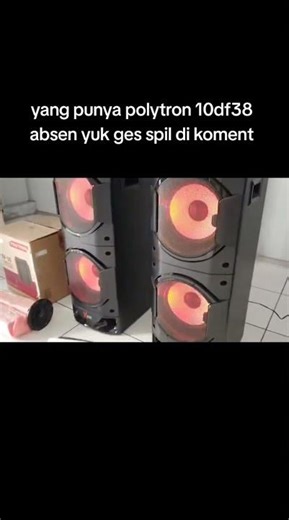 yang punya polytron 10df38absen yuk ges spil di koment