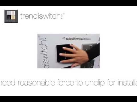 Trendi Switch light switches and sockets – creating the perfect screwless finish like no other