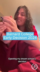 3.6K views · 65 reactions | Last week we were thrilled to announce our Early Decision Admits and welcome them as the first members of the class of 2029! It's safe to say that excitement was felt all around. We can't wait for you to bring this energy to campus next fall! | Barnard College | Facebook