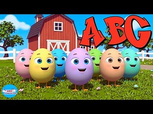 Surprise Egg ABCD Song | Learn Alphabet A to Z | Kids Learning Surprise Eggs