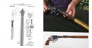 The vintage revolver-mounted Billy Club. Yes, it was real (VIDEO)