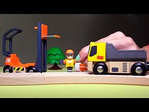 Kinderfilm - Spielzeug aus Holz - Unsere Baustelle - Brio trains and toys