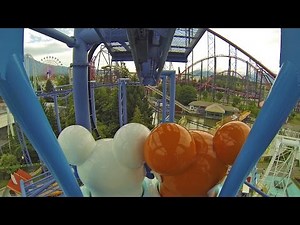 Hamtaro Hamster Roller Coaster Front Seat View POV Fuji Q Highland Japan #rollercoaster