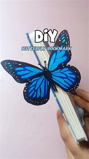 DIY Butterfly bookmark 🦋 |#diy #short #viral |