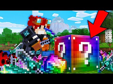 MINÉRIOS são LUCKY BLOCK do AVARITIA no minecraft
