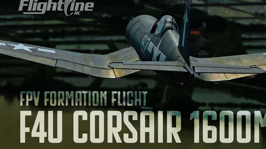 具身临其境之感、恍若穿越时光的影像盛宴！沙飞航拍——飞行线(FlightLine) 1600mm F4U“海盗”