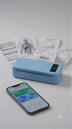 Portable Wireless Bluetooth Printer – Print Anywhere Without Ink