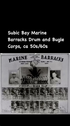 One of the highlights in the past Olongapo fiesta/Fil-Am fiesta celebrations was watching the Subic Bay Marine Barracks Drum and Bugle Corps and behind them were the snappy US Marine Corps marching contingent. (Photos of the Subic Bay Marine Barracks Drum and Bugle Corps, ca 50s/60s, ctto) | TAGA GAPO KA BA? Olongapo and Subic Bay Memories