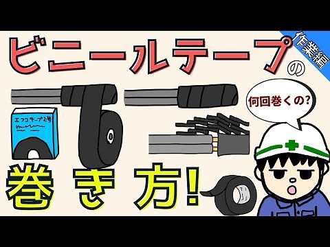 [How many times do you end up doing it?] A thorough explanation of how to wrap electrical wiring ...