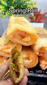 Spring Roll Sheets at Home | NO Market Wrappers | Iftar Special