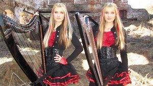 IRON MAIDEN - Fear of the Dark (Harp Twins) Camille and Kennerly