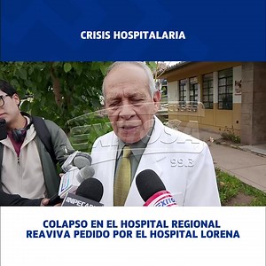 🔴🔵#ExitosaCusco | El Hospital Regional del Cusco enfrenta una creciente sobrecarga hospitalaria que limita su capacidad de atención diaria, según informó su director, Alberto Caro. La alta demanda de pacientes supera las condiciones operativas del nosocomio, afectando los servicios de salud. Ante esta situación, la autoridad reiteró la urgente necesidad de culminar el Hospital Antonio Lorena, obra clave para descongestionar el sistema y garantizar una atención oportuna y adecuada a la població