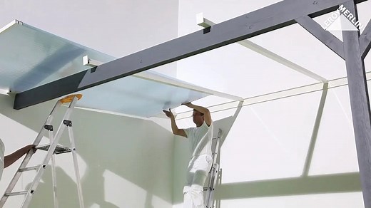 Comment faire un toit de véranda en polycarbonate ? | Leroy Merlin