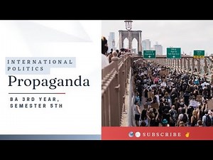 Propaganda|Meaning,Definition,Types, Methods&Techniques|BA3rdyear|International Politics|Thinktopper