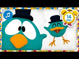 🐦🎵Pajaritos 🐦🎵+ Otras Canciones Infantiles [ 14 minutos ] | Música para Niños | Pocoyó