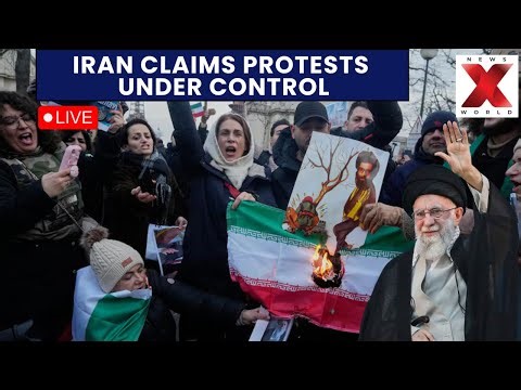 Iran Protests LIVE : Iran FM Claims Protests Under Total Control Amid Ongoing Unrest | NewsX World