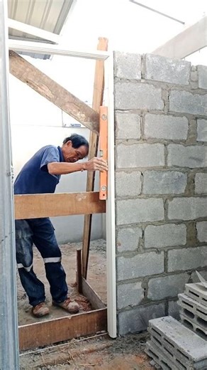Measuring levels is crucial and is used at every stage of house construction.