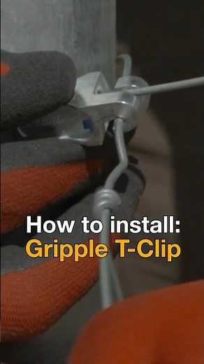 How to install: Gripple T-Clip Wire Joiner