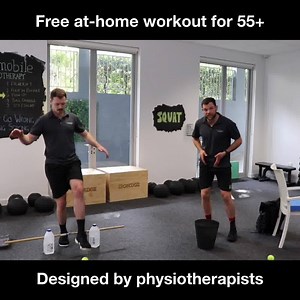10K views · 832 reactions | Free at-home workout video for 55+....