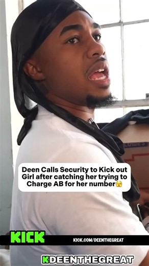 Deen Calls Security to Kick out Girl catching her trying to Charge AB for her number🫣#clips #fyp