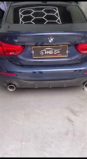 BMW 125i 2.0T F20 – Single Muffler · Dual Valves · Dual Tips