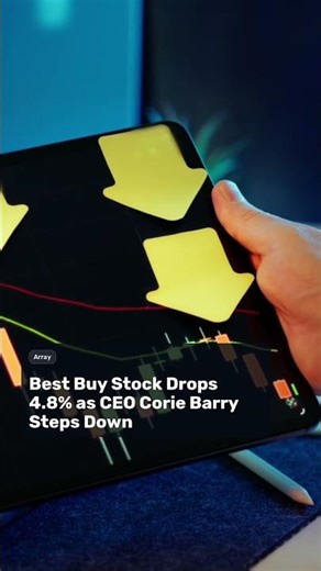Best Buy Stock Drops 4.8% as CEO Corie Barry Steps Down