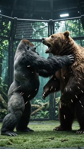 Grizzly Bear vs Silverback Gorilla | Ultimate Titan Clash | Beast Lab