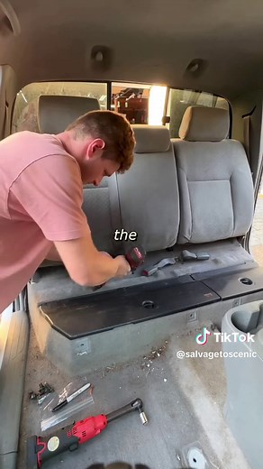 Scrapyard travel truck Part 1:⁣⁣⠀ •⁣⁣⠀ In hopes of getting out to Colorado ASAP, I’m trying to keep this build quick and simple.⁣⁣⠀ •⁣⁣⠀ The Tacoma has a relatively flat floor, but the raised storage area in the rear poses a slight challenge for a flat sleeping platform.⁣⁣⠀ •⁣⁣⠀ I’m creating a couple supports that will run across the floor to bridge the gap between low and high points.⁣⁣⠀ •⁣⁣⠀ Stay tuned for more! 🤟⁣⁣⠀ •⁣⁣⠀ •⁣⁣⠀ •⁣⁣⠀ #diy #travel #roadtrip #nomad #vanlife #solotravel #vanbuild 