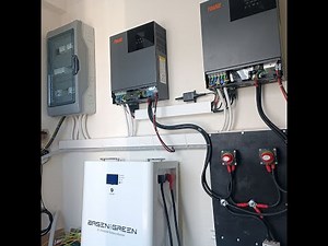Σύνδεση μπαταριάς φωτοβολταικου με inverter