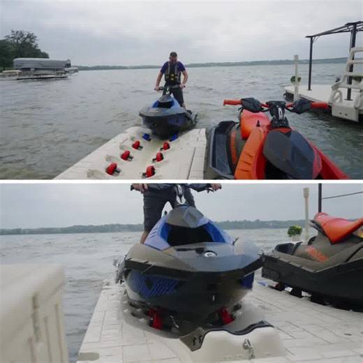 🌊 Ready for a seamless boating experience? Introducing the Wave Armor PWC Port! No power needed, fits numerous sizes and launches in seconds. | Wave Armor