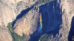 Let's all take a moment and enjoy this rainbow waterfall in Yosemite National Park by gregharlowmedia.com https://goo.gl/mB5Nuh | SFGATE