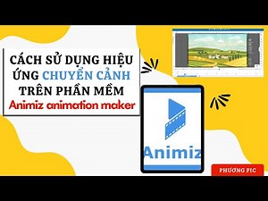 INSTRUCTIONS FOR USING TRANSITION EFFECTS ON ANIMIZ ANIMATION MAKER SOFTWARE