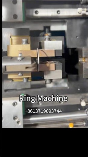 Metal wire ring making machine integrated with welding steel wire ring welder #machine #factory