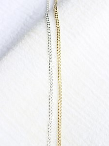 2.2mm Curb Chain, Gold Filled, Sterling Silver, Unfinished Chain, Bulk Chain, 14/20 Gold Filled Chain, Permanent Jewelry Chain Spool S55 G55 - Etsy