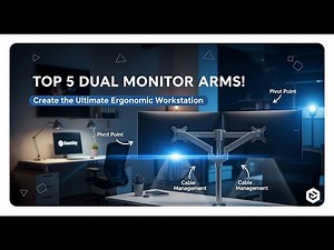 TOP 5 Best Dual Monitor Arm Desk Mounts 2025