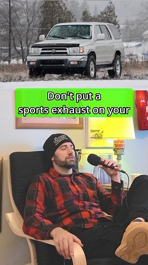 Regular Car Reviews on Instagram: "Don’t put a sports exhaust on your 4Runner. You’ll look like a clown. Those v6 engines are great, but they sound awful. #advice #toyota #4runner #offroad #cars #carsofinstagram"