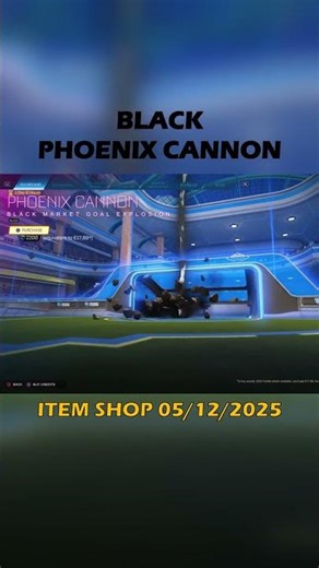 BLACK PHOENIX CANNON GOAL EXPLOSION in ROCKET LEAGUE ITEM SHOP ⌛🔥