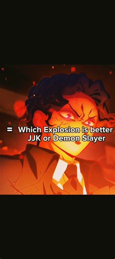 JUJUTSU KAISEN AND DEMON SLAYER 🔥EDIT OF EXPLOSION #anime#jujutsukaisen#demonslayer