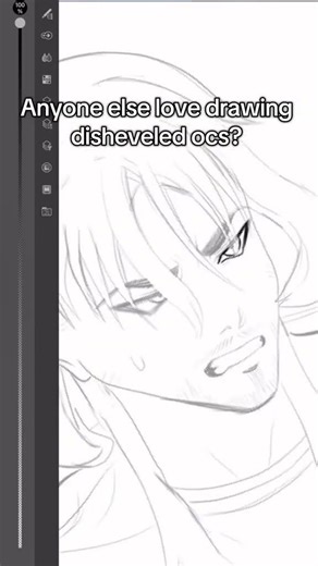 Zoomed in a lot for this one 😭 - Webcomic - Line Art