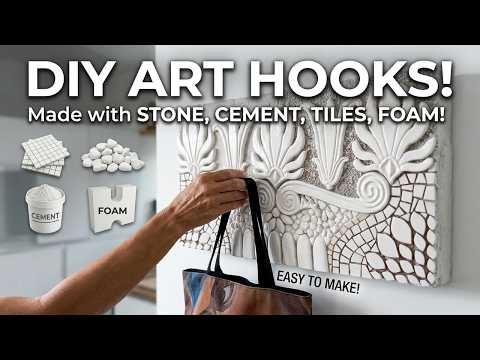 DIY Ceramic Tile Mosaic Hook | Beautiful Home Decor Anyone Can Make