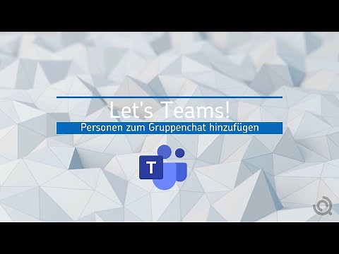 Microsoft Teams - Gruppenchat erstellen