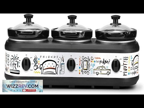 Friends Three 2.5 Qt Buffet Server by Select Brands Triple Slow