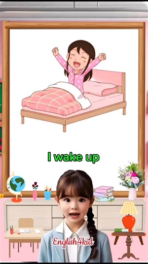 My morning routine #dailyroutine #englishlearning #fblifestyle | English4kid