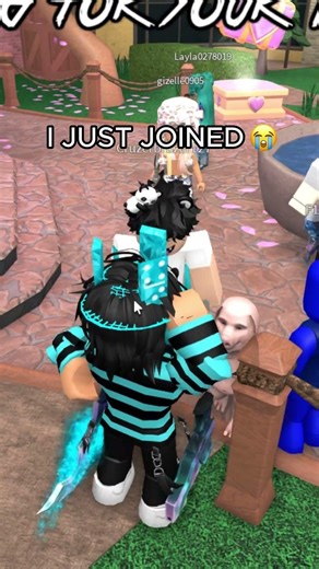 I JUST JOINED... 😅|| #roblox #robloxedit #mm2 #fypシ゚viral