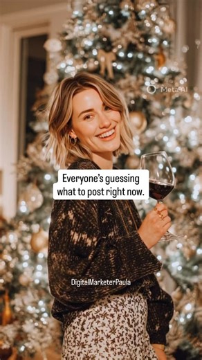 Paula | IG Algorithm Growth + Sales Strategies on Instagram: "December isn’t the month to HUSTLE harder. It’s the month to GET SMARTER with your content. Creators are burnt out, the algorithm just shifted, and everyone’s trying to “figure it out” from scratch again. (All while trying to get presents wrapped and cookies baked!!) But while most are guessing… the ones who understand how the IG platform actually works are already positioning for the new year. If you’ve been stuck wondering why your 