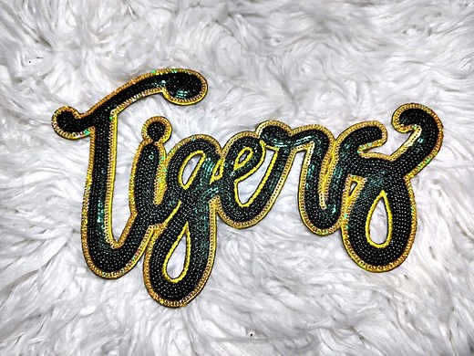 Custom Sequins Patches, Customize Your Sport, Team, School, Mascot Sequin Patches - Etsy