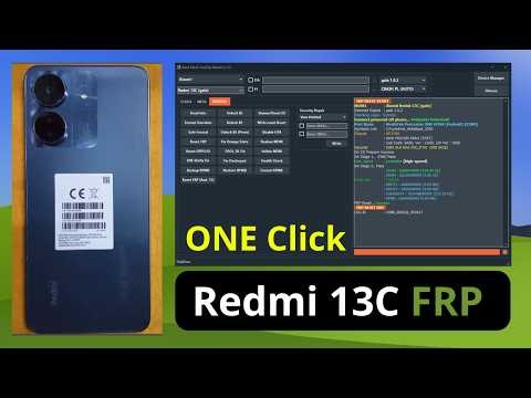 Redmi 13C FRP Bypass (Google Account Unlock) | Best Flash Tool V1.7 Free 2026 🔥