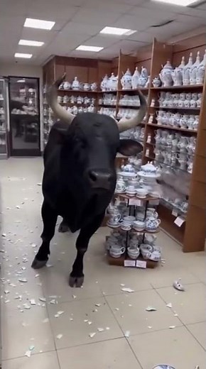 The LITERAL Definition of 'Bull in a China Shop' 🤯